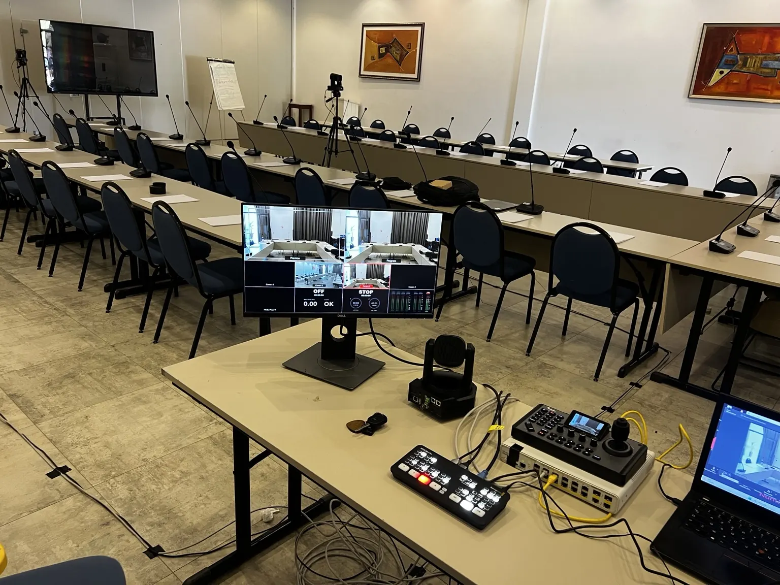 Système audiovisuel — réalisation eConf Dakar