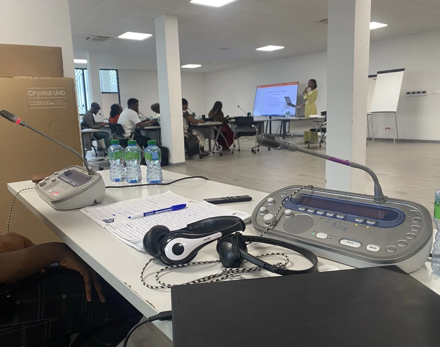 Configuration conférence — réalisation eConf Dakar